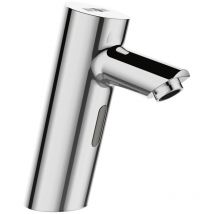 Nofer - Grifo de un agua electrónico de instalación sobre encimera Acabado: Brillo