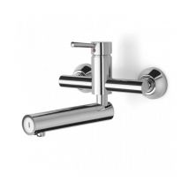 Dmp Electronics - Grifo electrónico de pared 205x186 mm metal cromado brillante Speedymix