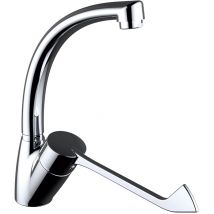 Clever - Mezclador de fregadero 260mm con palanca médica y caño perfilado S12 Urban - hidraulica estándar - 99215