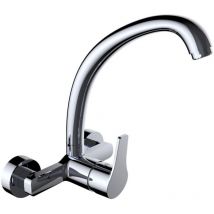 Clever - Grifo Fregadadero Monomando Mural Lat Crom Go Sth