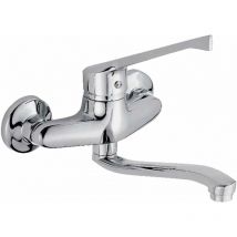 Ducha - grifo gerontologico para fregadero mural