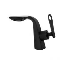 Grifo lavabo monomando, Negro