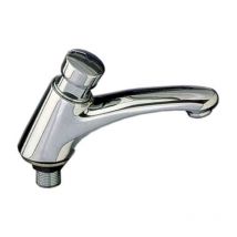 Lara - Grifo Lavabo Temporizada Encimera 100.02 Aru Grifería temporizada: Pulsación estándar