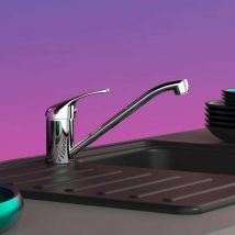 Eisl - Grifo monomando cocina grande vita classic baja presión cromado