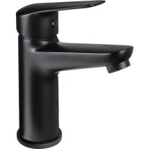 Deante - Grifo monomando negro mate diseño moderno y elegante boro BMON20M Negro mate