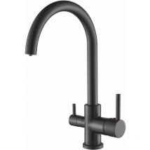 Artic - Grifo Monomando Oceanic Fregadero Alto Osmosis Negro