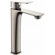 Alfa - Grifo Monomando Coral Titanio Brillo Lavabo Alto