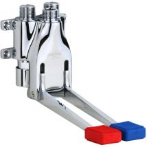 Rubinetterie Mcm - Grifo monomando temporizado de pedal para agua fría y caliente mcm 901000 3 segundos