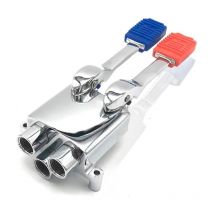 Horeca Supplies - Grifo Pedal Doble Agua Fría y Caliente - Hierro, Manos Libres para Lavabos y Fregaderos