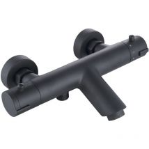 Artic - Grifo Coral Negro Termostático Para Bañera