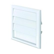 Griglia Aerazione Sovrapponibile In Abs Bianco Cm.18X18 - Alette Mobili