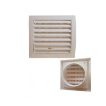 Griglia aria areatore areazione aereazione regolabile quadrata 15x15 imbocco 100