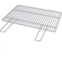 Griglia di cottura per barbecue in acciaio cromato, 58x40 cm Sarom fuoco