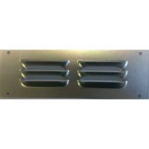 Griglia di ventilazione in alluminio anodizzato, L.5 x l.14 cm Centrale Brico