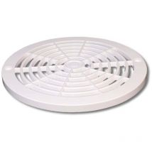 Griglia di scarico bianca. Certikin