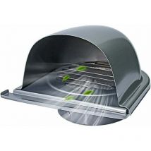 Griglia Di Ventilazione In Acciaio Inox Da 100 Mm, Griglia Rotonda Per Cappa Camino Esterna, Griglia Di Ventilazione A U Con Zanzariera, Griglia Di 