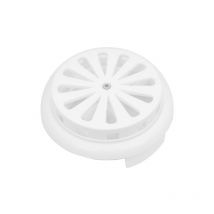 Griglia di ventilazione rotonda regolabile universale xl bianca 90-160 mm