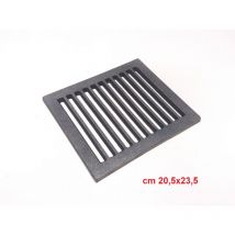 Fonderia Bongiovanni - Griglia in ghisa per camino stufa barbecue disponibile in diverse misure misure: 20,5x23,5 cm