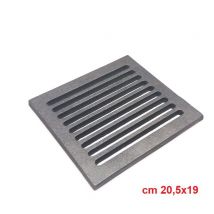 Fonderia Bongiovanni - Griglia in ghisa per camino stufa barbecue disponibile in diverse misure misure: 20,5x19 cm