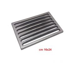 Fonderia Bongiovanni - Griglia in ghisa per camino stufa barbecue disponibile in diverse misure misure: 24x16 cm