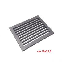 Fonderia Bongiovanni - Griglia in ghisa per camino stufa barbecue disponibile in diverse misure misure: 23,8x19 cm