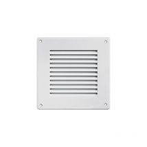 Griglia in metallo da sovrapporre con rete l. 140 x h. 140 mm alluminio argento