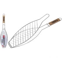 BBQ - Griglia per pesci in acciaio inox. 14x58cm