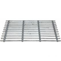 Griglia per piedi in acciaio zincato 60 x 30 cm