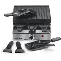 Griglia per raclette per 4 persone da 750 w - rac.indus-4 Naturamix