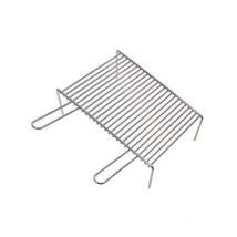Griglia pesante con piedi 2 manici - cm.60x33x9h. 1 pezzi Lapillo