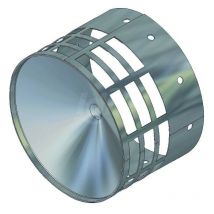 Griglia scarico fumi inox d=100 0000051006B