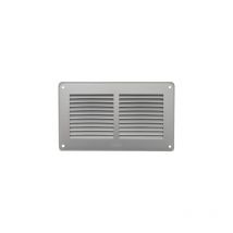 Griglia da sovrapporre in metallo con rete l.240 x h. 140 mm alluminio argento