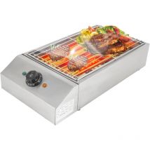 Gril de table sans fumée avec grille de gril en acier inoxydable gril électrique barbecue électrique gril de table Barbecue 2600 watts, gril de table