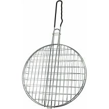 Sélection Brico-Travo – Gril double rond 57 cm long avec poignée ø 30 cm – Longueur, Largeur, Matières, Forme