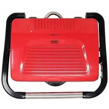Plancha électrique NEVIR – 1200 W – Gril à double couvercle basculant – Puissance, Longueur, Largeur