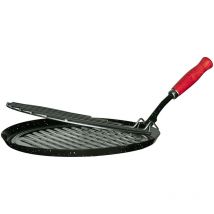Grille avec grille 26 cm manche rouge