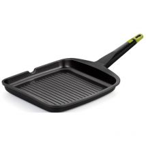 BRA - Grill con rayas aluminio fundido foodie 22 cm induccion