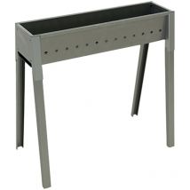 El Gaucho - Grill für Spieß mit Füße Spieß Grill 50x32xH49 cm. - Braciere: 50x11 cm.