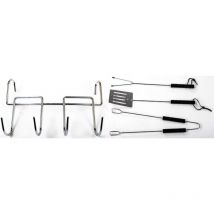 Grill-Komplettset Grillbesteck Grillzubehör Grillzange Grillgabel Grillwender