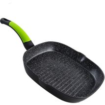 Grill pierre écologique surface rayée suprême 28 cm