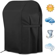 Grillabdeckung, 82 x 66 x 100 cm, Grillabdeckung, Grillabdeckung, wasserdicht, 420D, staubdicht, UV-Anti-Aging, verstellbare Riemen, passend für die