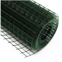 Grillage à Poules 10 m Vert 19 mm 50 cm de haut Pour Enclos, Clapier, Poulailler, Volière - Vert