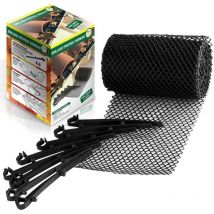 Grillage de Protection Chéneaux et Gouttières - Anti-Feuilles Mortes, 6m