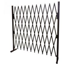 Hegele - Grillage HHG-930, grille protectrice télescopique, aluminium marron, hauteur 153cm, largeur 36-300cm