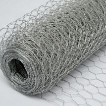 Niederberg Metall - Grillage Métallique pour Cloture Maillage Hexagonal : 25x25mm Longueur 25m Hauteur 100cm Clôture pour animaux et plantes