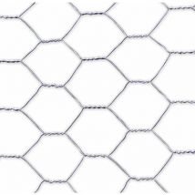 Poulailler Direct - nortene Grillage métallique triple torsion 'Galvanex 19' - 0,50 x 5 m/19 x 0,7 mm