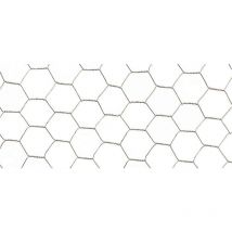 Poulailler Direct - nortene Grillage métalique 1 x 25 m - maille 25 x 0,8 mm - structure hexagonale - triple torsion