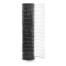 Easycloture - Grillage soudé en rouleau H2m00 x L25m fil 2,5mm maille 100x50 mm Gris anthracite