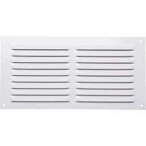 Weißes Aluminiumgitter - Steckbar 200x100mm