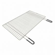 Hamea Home - Grille barbecue 58x30 avec poignée anti-chaleur